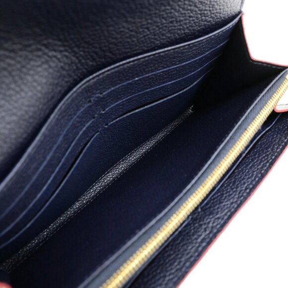 LOUIS VUITTON Portefeuille Sarah Wallet Monogram Empreinte Blue 35EE082 - Picture 3 of 16